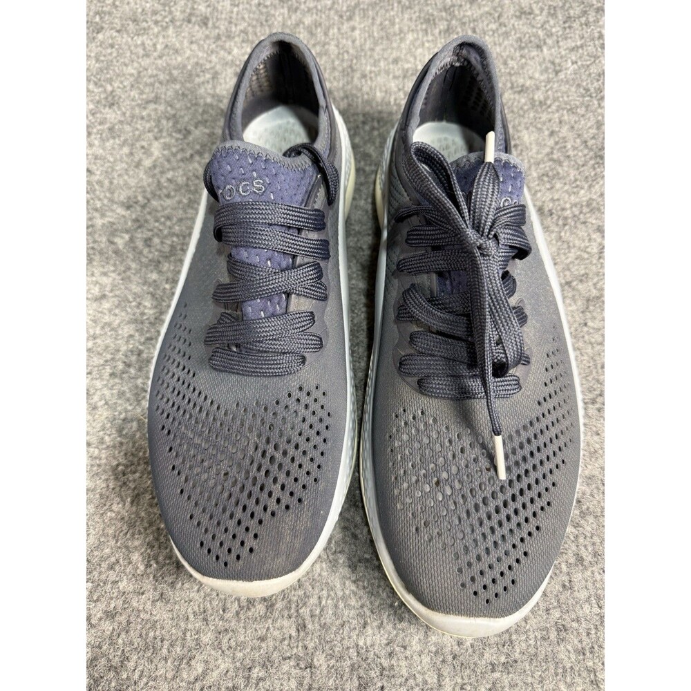 Crocs LiteRide 360 Pacer Sneakers – Women’s W10 – Navy Blue/Grey –Good Condition
